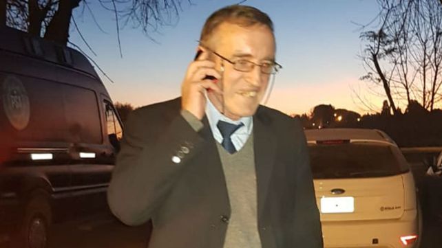 Libre. Hugo Tognoli volvió anoche con su familia a la ciudad de Santa Fe.&nbsp;