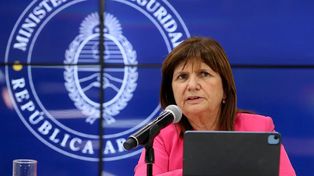 Patricia Bullrich presenta la Ley Antibarras con el objetivo de endurecer penas