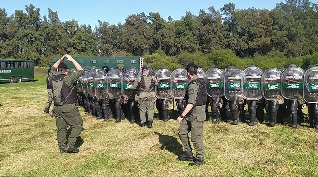 Llegó finalmente un módulo para el nuevo destacamento de Gendarmería en Rosario