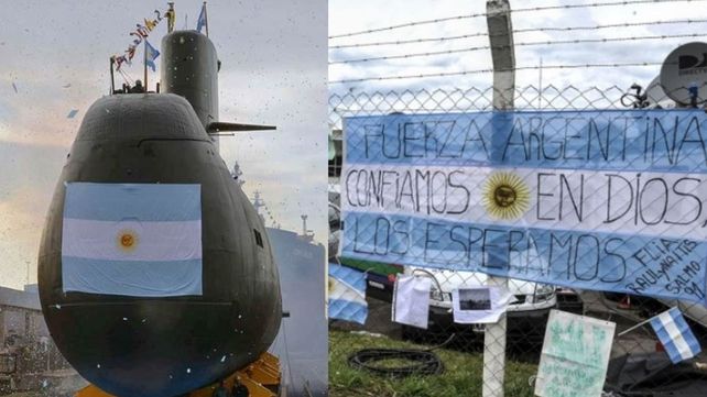 El mensaje de los famosos a los familiares de Los 44 del ARA San Juan