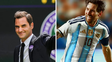 Roger Federer expresó su fanatismo por Lionel Messi: Espero que tenga el final que quiere para su carrera