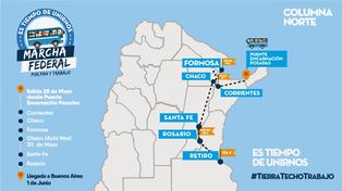 La Marcha Federal por Pan y Trabajo pasará por Santa Fe