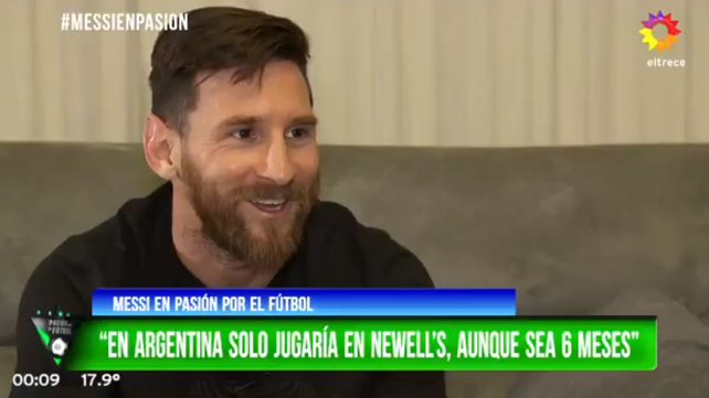 Messi: Me gustaría jugar seis meses en Newells o algunos partidos