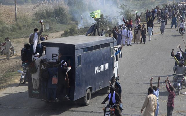 Partidarios de Tehreek-e-Labiak Pakistan