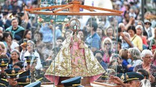 Caravana y misa para homenajear a la Virgen del Rosario