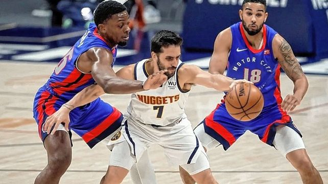 Campazzo estuvo acertado y Denver sumó el sexto éxito al hilo