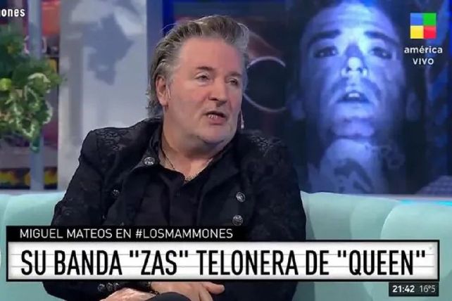 Miguel Mateos contó anécdotas de sus tiempos con Zas en Los Mammones.