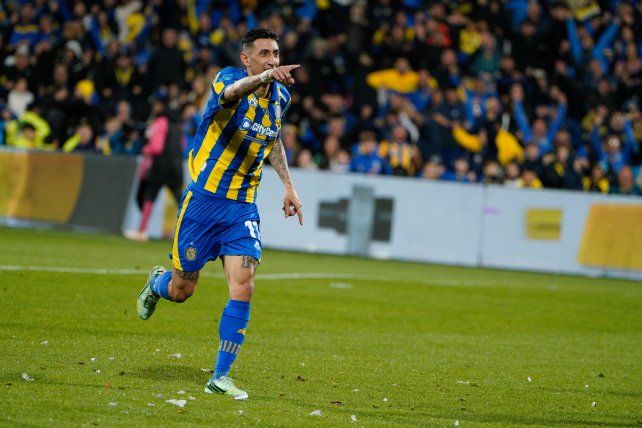 Ángel Di María no ocultó su alegría. Dijo que disfruta mucho el momento que atraviesa el equipo.