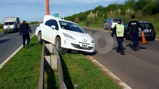 Espectacular accidente en la Circunvalación Oeste