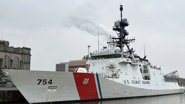 ue Cutter James hará maniobras conjuntas con Prefectura Naval pero no tiene permiso del Congreso