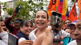 La dirigente política venezolana María Corina Machado recibió el Premio Nobel de la Paz 2025.