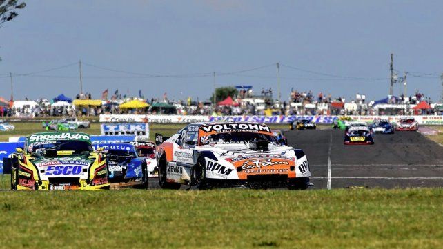 Agustín Martínez en la final del TC Pista.