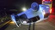Autovía 14: volcó un automóvil y salió ileso