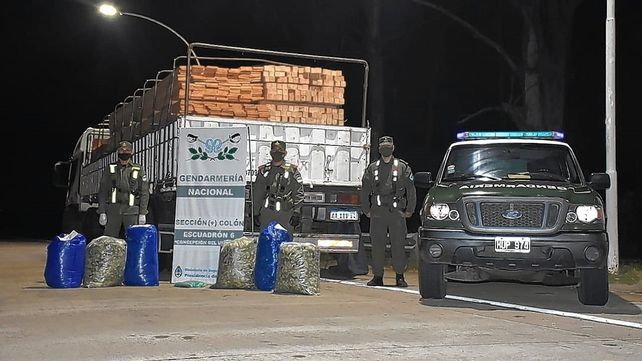 Secuestran casi 70 kilos de hojas de coca en la ruta 14