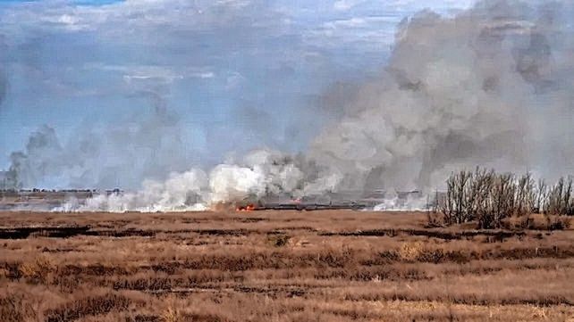Incendios en las islas del río Paraná