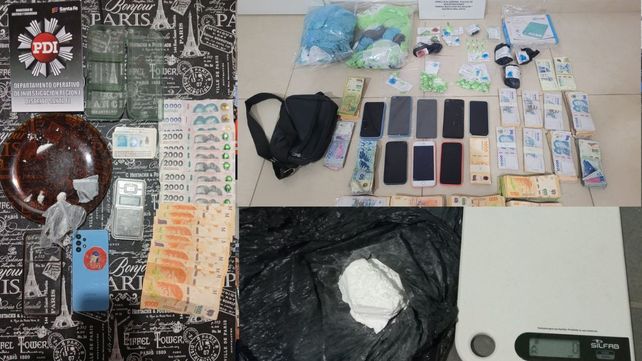 Golpe al microtráfico en San Justo: seis detenidos y droga incautada en múltiples allanamientos