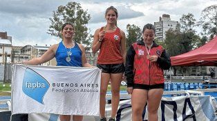 La concordiense Carmela Cocco se consagró campeona con récord en el Nacional U20.