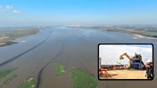 Gasoducto. La perfora avanza a buen ritmo en el cruce de la Laguna Setúbal