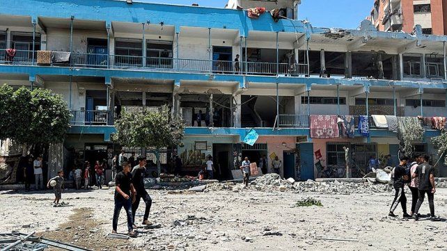 Israel bombardeó una escuela de las Naciones Unidas en Gaza