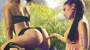 Una serpiente mordió a una bailarina mientras ensayaba con Nicki Minaj