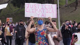 En la manifestaci&oacute;n exigieron medidas urgentes para frenar el ecocidio en las las islas de Entre R&iacute;os y Santa Fe.&nbsp;