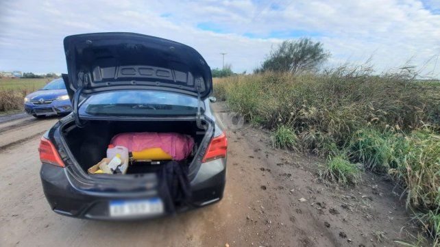 El lugar donde encontraron al chofer El lugar donde encontraron al chofer