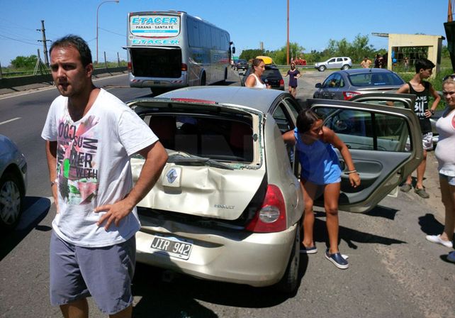 Un herido tras un choque sobre la ruta nº168