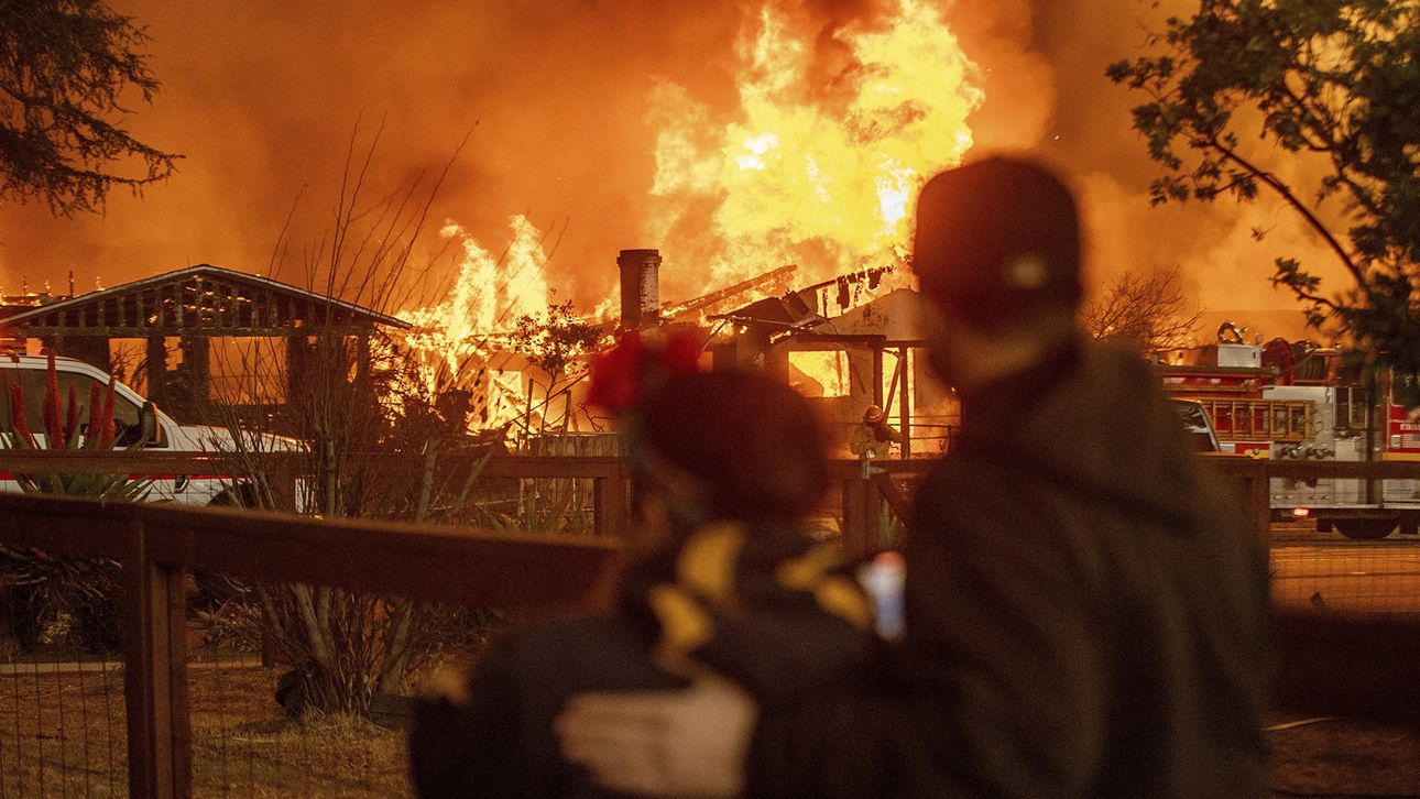 Las imágenes más impactantes de los incendios en California