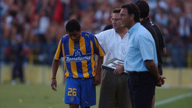 El Sapito Encina junto a Miguel Russo
