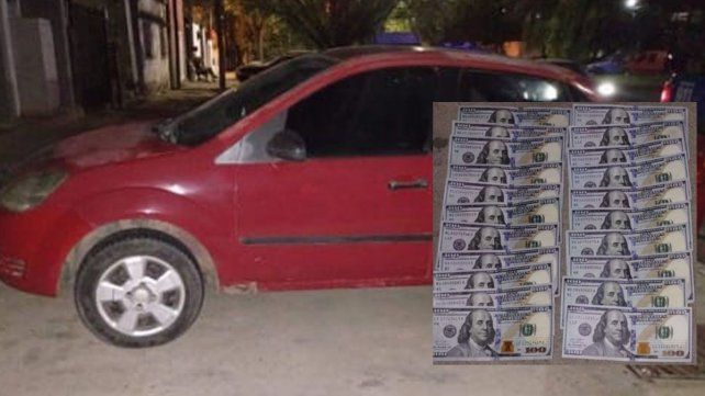 Investigan a un hombre que hizo una falsa denuncia y poseía dólares falsos.