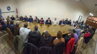 Las conducciones de los partidos que integran Unidos confluyeron en la sede rosarina del PDP.