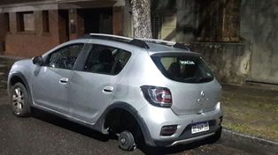 Un nuevo episodio de los robarruedas en la ciudad