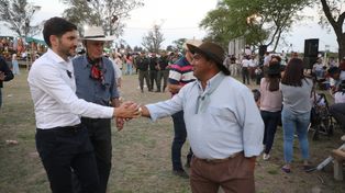 El Gobernador Pullaro y el Senador Michlig participaron este sábado de la 57° Fiesta Nacional del Caballo
