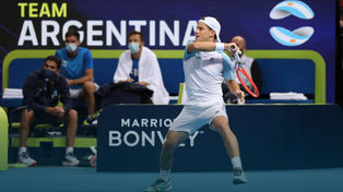 Argentina barrió a Georgia en el inicio de la ATP Cup