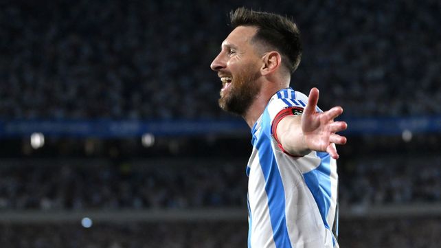 Grito sagrado de Lionel Messi