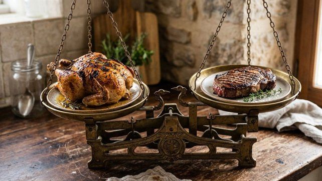 El consumo de pollo superó al de carne vacuna por primera vez en la historia en Argentina