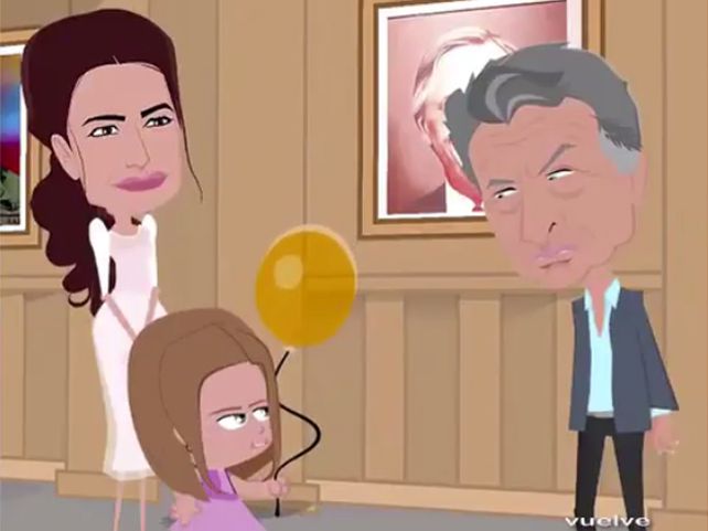Mauricio Macri es el protagonista de un nuevo video animado publicado por Marcelo Tinelli.