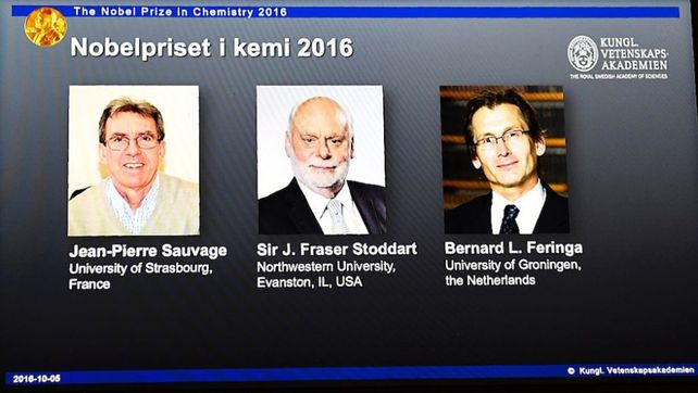 Nobel de Química para los diseñadores de las máquinas más pequeñas del mundo
