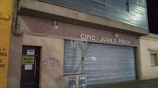 La sede de la Uocra en la ciudad de Rosario.