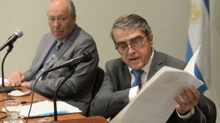 Traferri junto a su abogado, José Luis Vázquez.