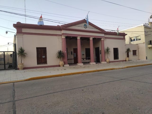 La comuna de Timbúes. La actual gestión se encontró con arcas vacías y deudas.