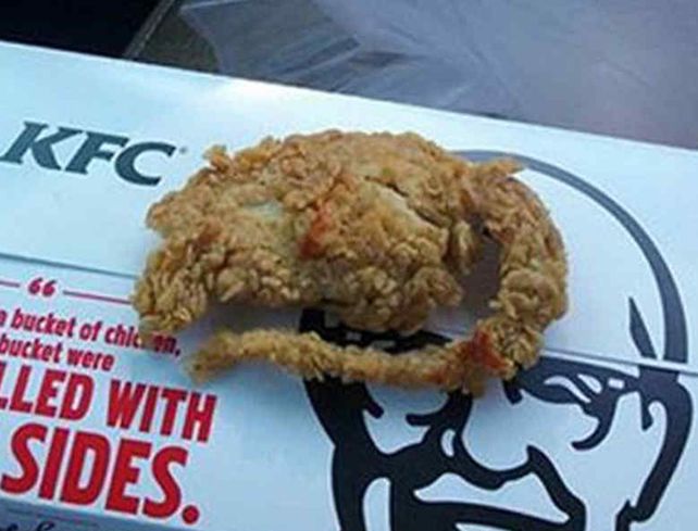 La foto de la rata frita se hizo viral en las redes sociales.