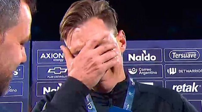 Facundo Sava se quebró al recordar a Griguol en el festejo de Patronato campeón