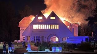 Se está estudiando si el incendio pudo ser por una reacción química del guano de los murciélagos.