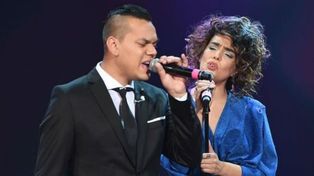 Brian y Ángela deleitaron en su actuación, sobre todo a Nacha Guevara, quien no pudo contener las lágrimas.&nbsp;