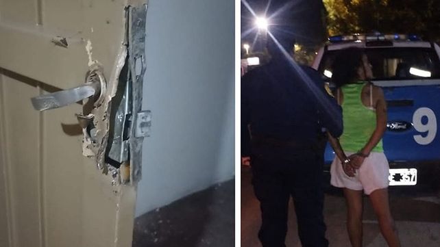 Un llamado al 911 alertó que una mujer había ingresado a un domicilio deshabitado en B° Paraná XVI.