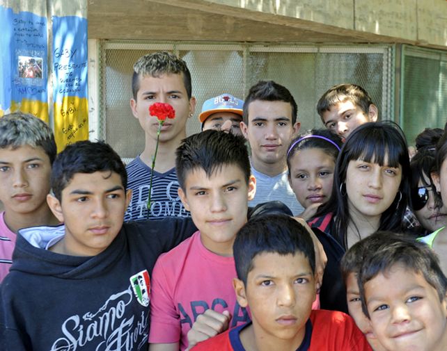 Amigos y compañeros de Gabi