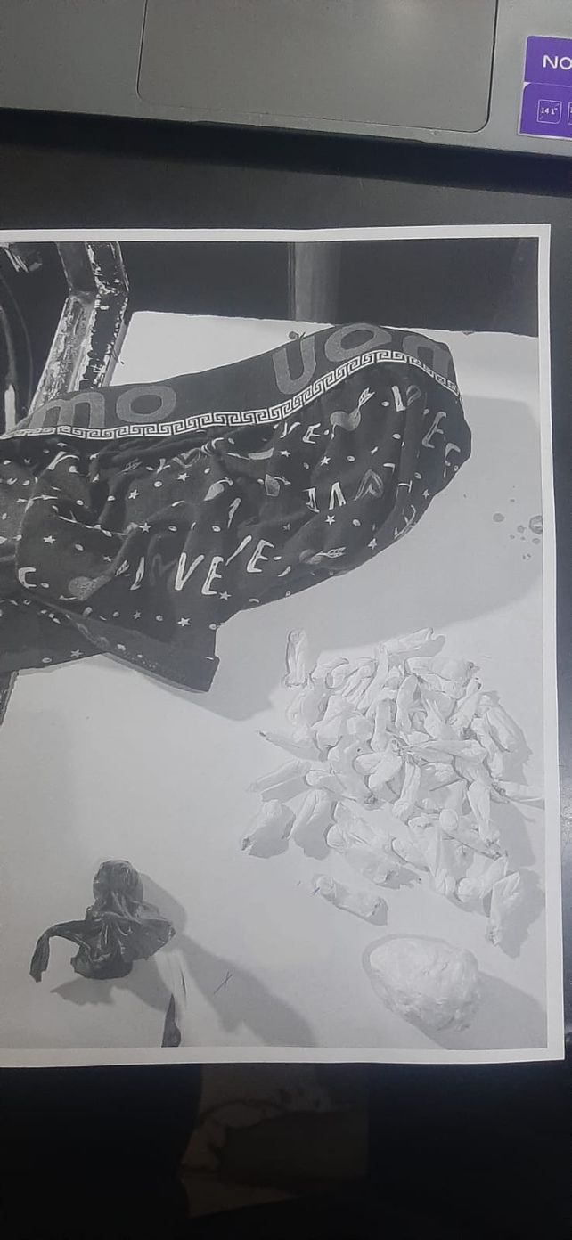 La droga que estaba en poder del joven de 19 años