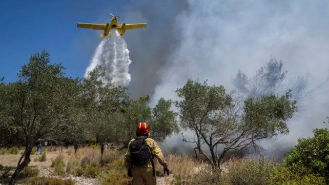 Grecia: se estrelló avión que combatía los incendios