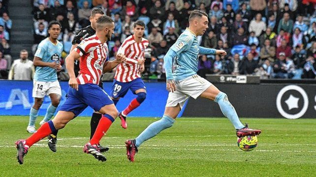 Atlético Madrid superó a Celta de Vigo y sigue cuarto en España.